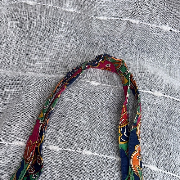 Vera Bradley Venetian Paisley Pattern Saddle Hipster Crossbody Bag Designer EUC - Picture 3 of 16